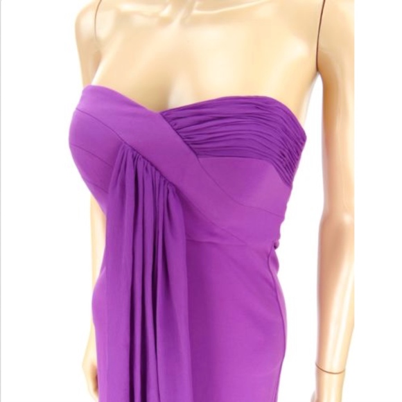 BCBGENERATION Bustier Top Wild Orchid Pink Sz 2 - Picture 6 of 8